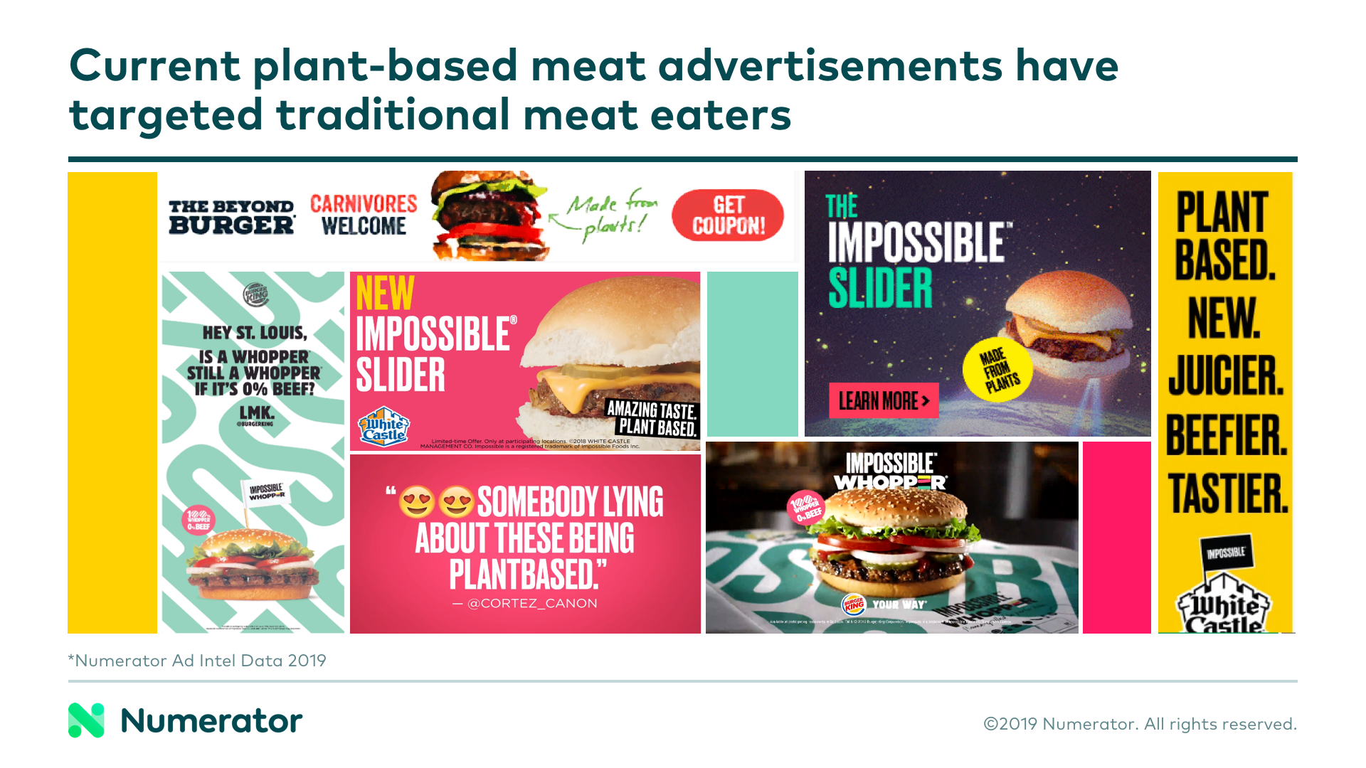 Current plant-based meat advertisements have targeted traditional meat eaters.